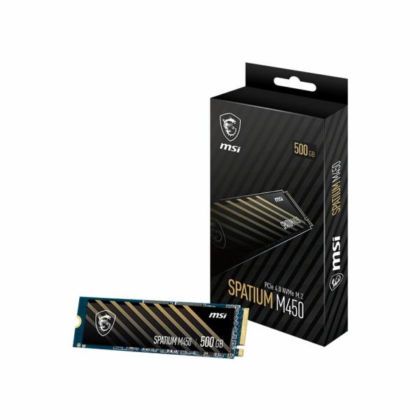 Disco Duro MSI SPATIUM M450 PCIe 4.0 NVMe M.2 500GB 500 GB SSD