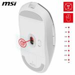 Rato MSI S12-4301440-CLA Branco 8000 dpi