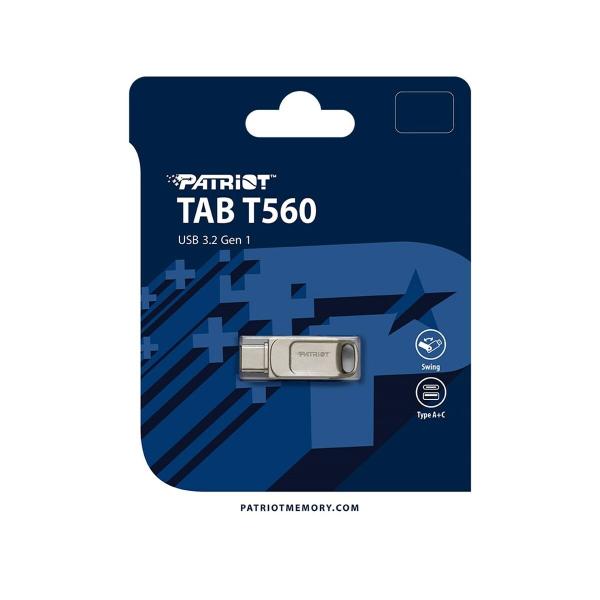 Memória USB Patriot Memory PS64GT560DS5D Prateado 64 GB