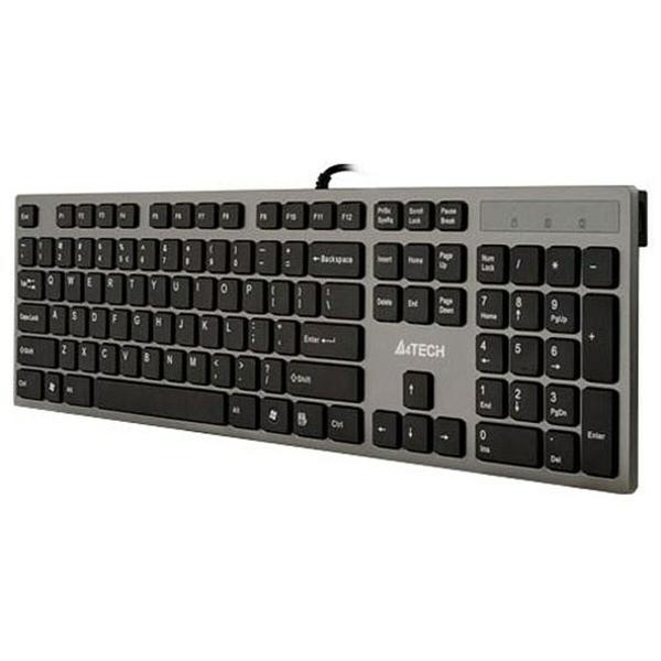Teclado A4 Tech KV-300H QWERTY Preto Cinzento Monocromática Preto/Cinzento