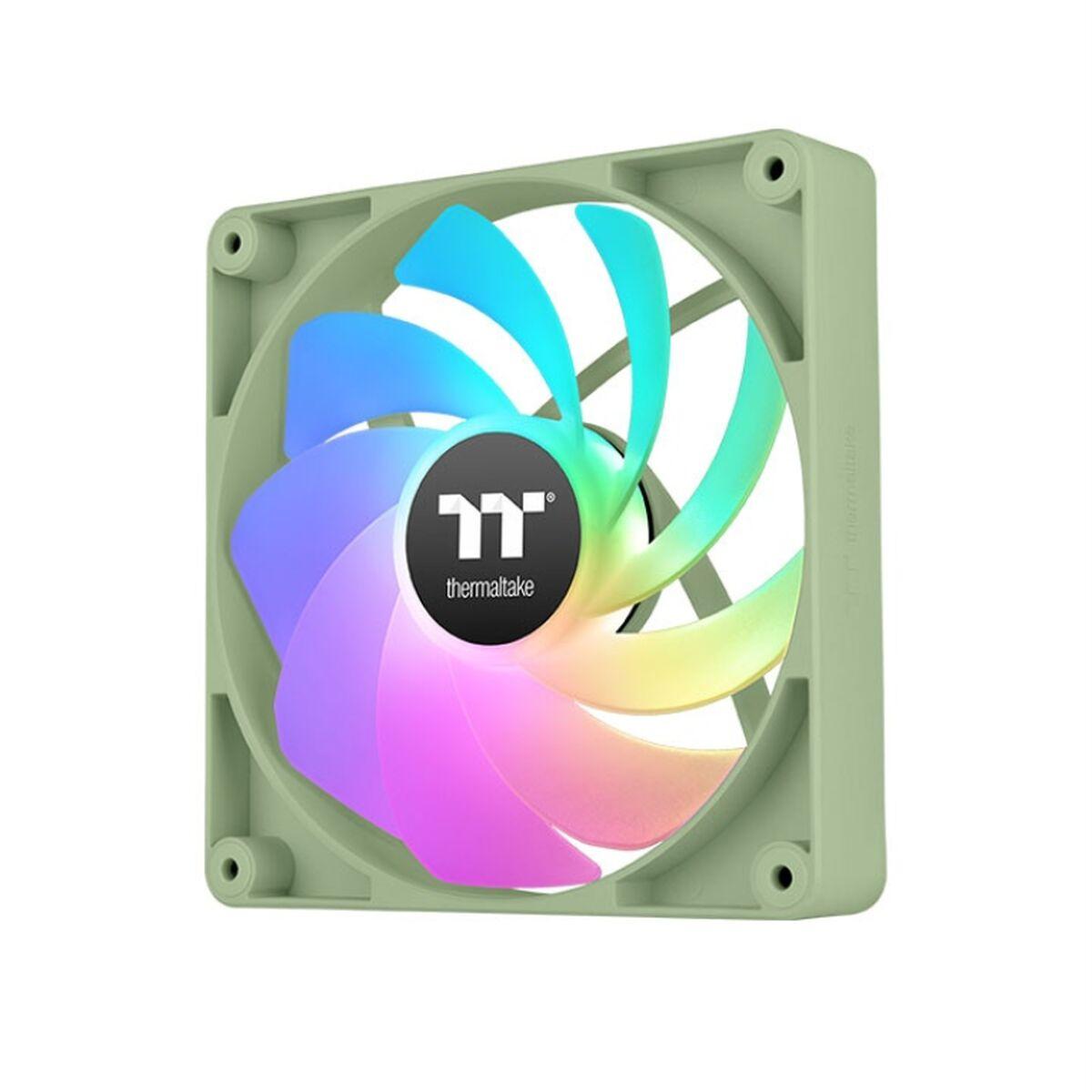 Ventilador de Caixa THERMALTAKE Matcha Green CT120 Ø 12 cm (2 Unidades)