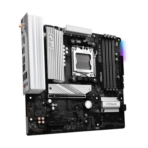 Placa Mãe ASRock B850M Pro RS WiFi Intel Wi-Fi 6 AMD AM5