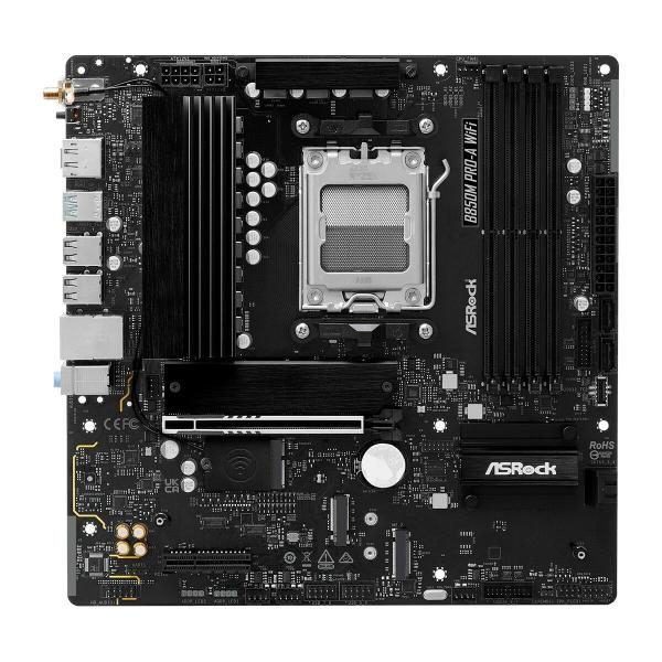 Placa Mãe ASRock B850M Pro-A WiFi Intel Wi-Fi 6 AMD AM5