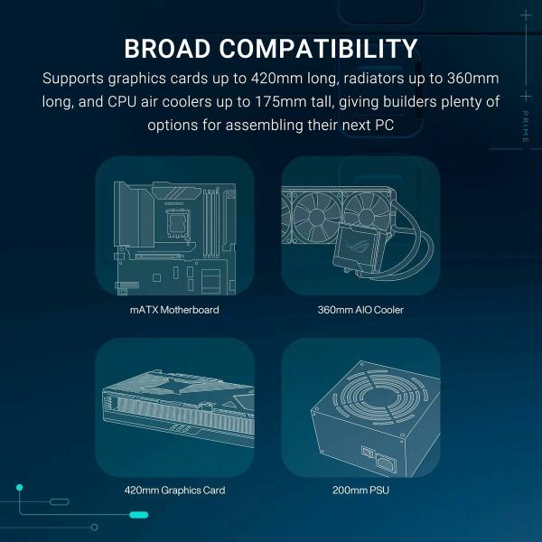 Caixa Semitorre ATX Asus 90DC00P0-B19000 Preto