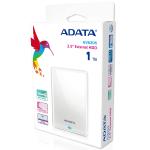 Disco Duro Externo Adata AHV620S-1TU31-CWH Branco 1 TB Concha HDD