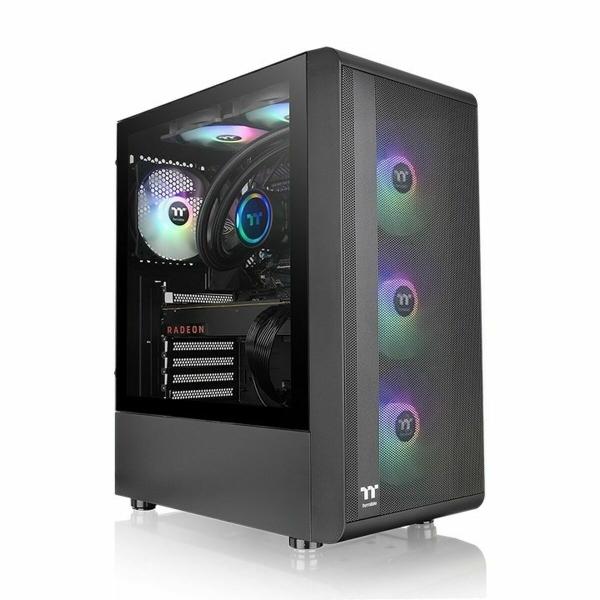 Caixa Semitorre ATX THERMALTAKE S200 TG ARGB Preto