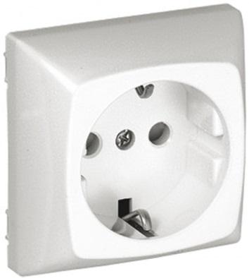Tomada 2P+T Schuko c/ AP Série 47 (Branco) - EFAPEL