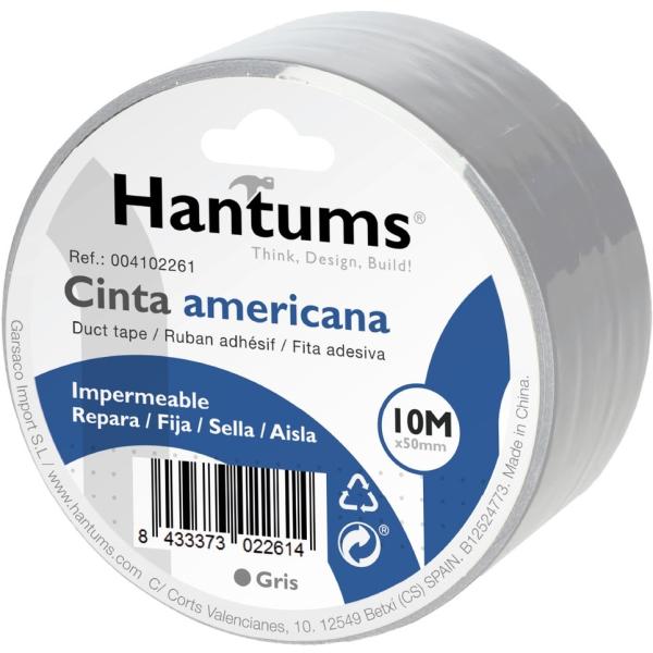 Fita Multiuso Americana Impermeável 50mm Cinza (10 mts) - HAMTUMS
