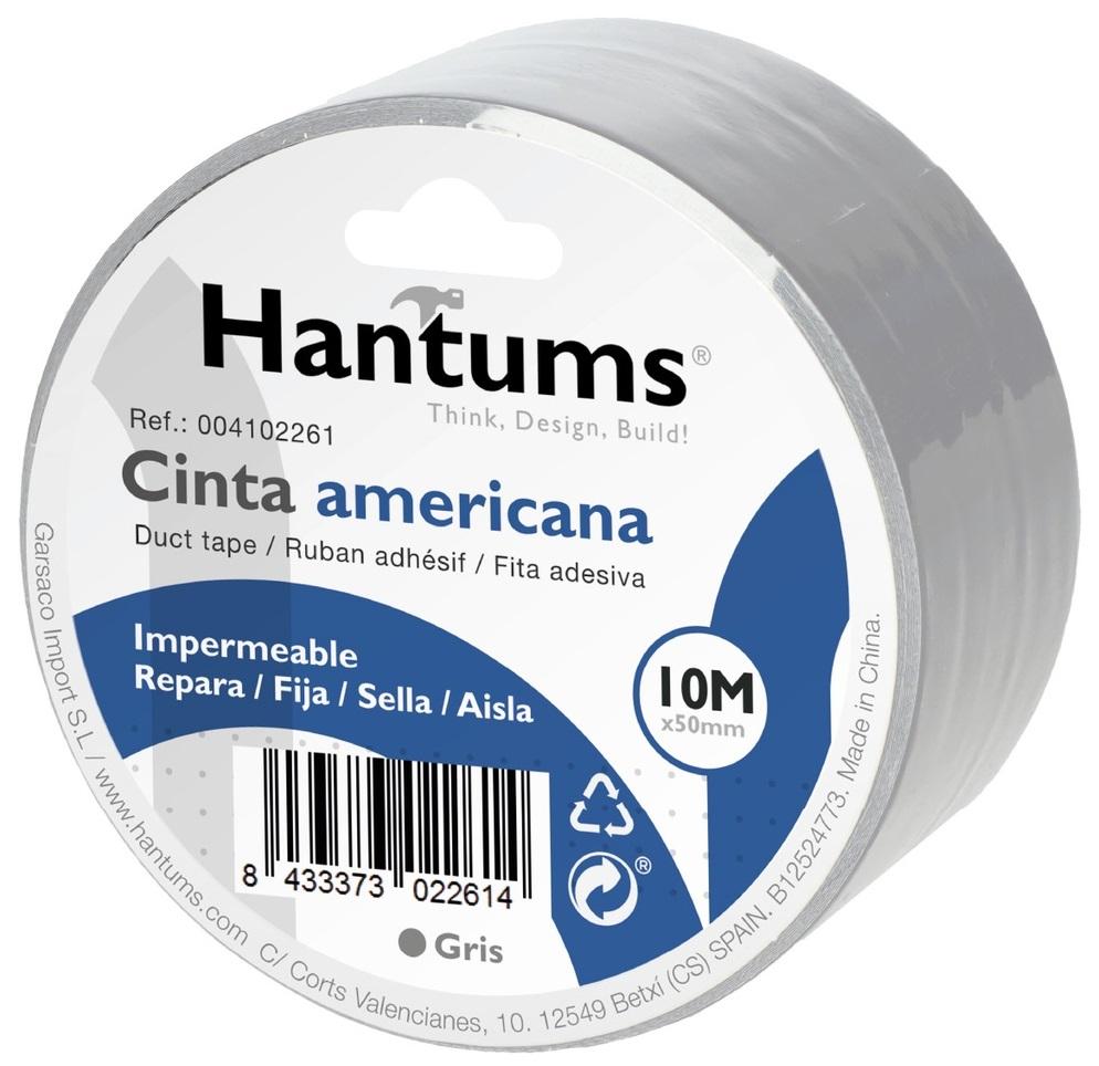 Fita Multiuso Americana Impermeável 50mm Cinza (10 mts) - HAMTUMS