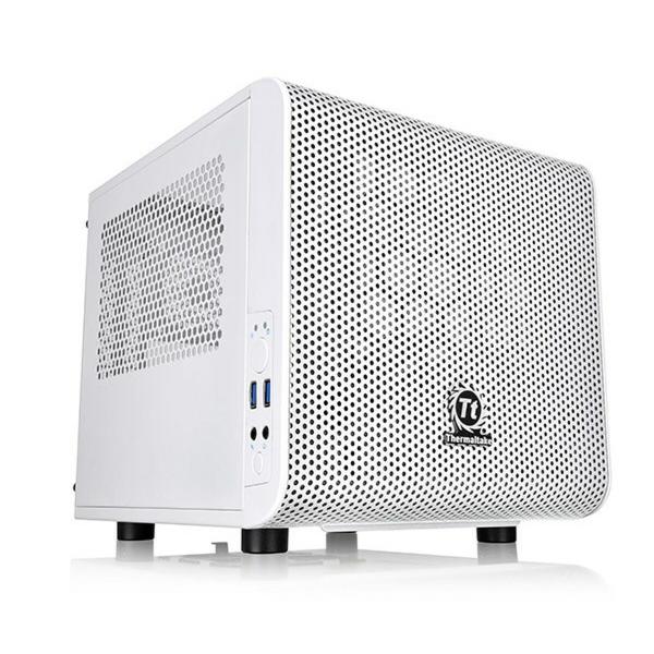 Caixa Semitorre Mini ITX THERMALTAKE Core V1 Snow Edition Branco