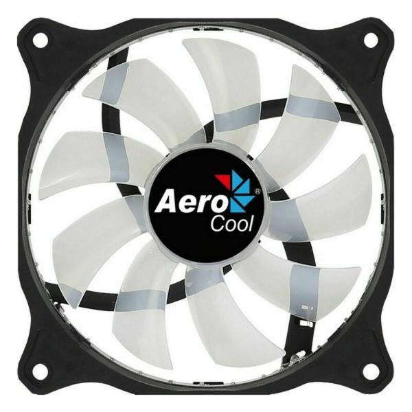 Ventilador de Caixa Aerocool Cosmo 12 Ø 12 cm 1000 rpm RGB LED Ø 12 cm (1 Unidade)