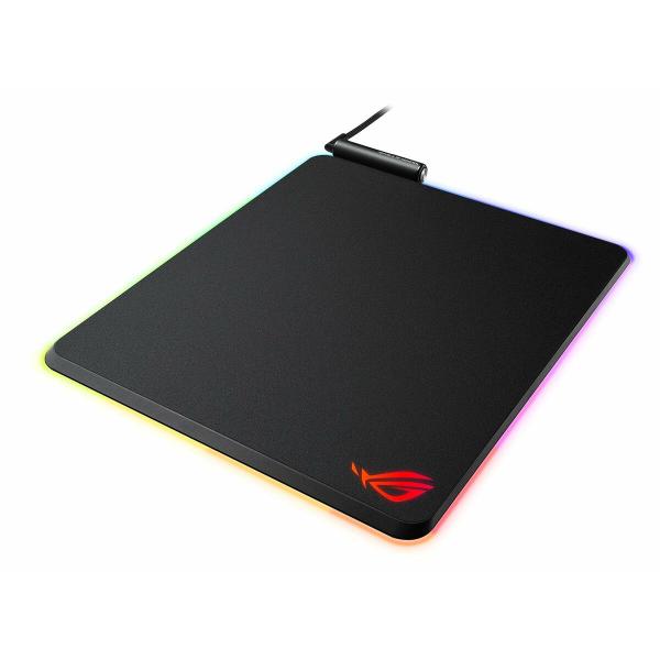Tapete com iluminação LED para videojogos Asus ROG Balteus Preto