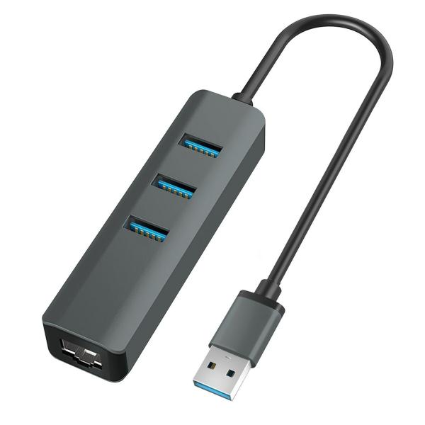 Hub USB Vakoss TC-4502X Cinzento