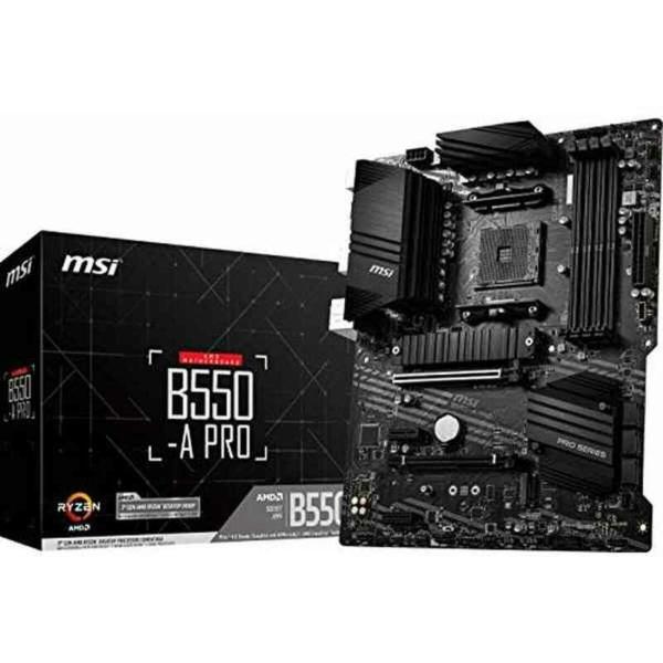 Placa Mãe MSI 7C56-002R ATX AM4 AMD AM4 AMD AMD B550