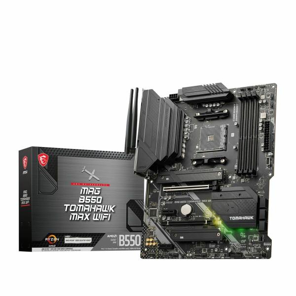 Placa Mãe MSI MAG B550 TOMAHAWK MAX WiFi ATX AMD AM4 AMD B550