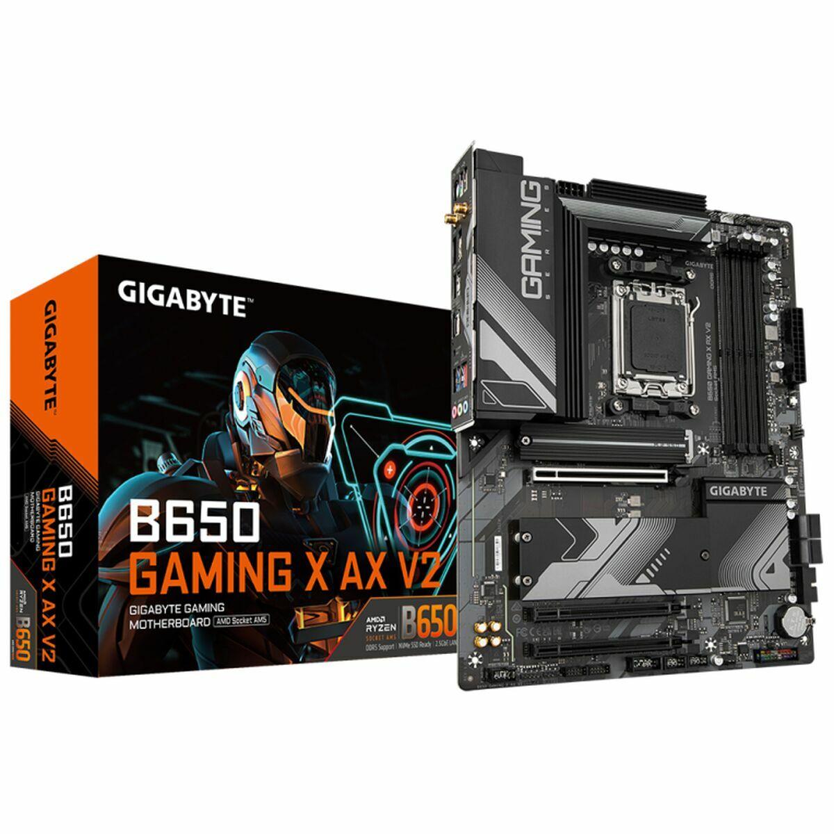 Placa Mãe Gigabyte B650 GAMING X AX V2 G10 AMD B650 AMD AM5
