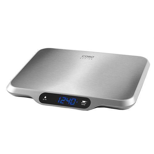 Balança de Cozinha Digital 15Kg c/ Tara (Inox) - L15 - CASO - DESIGN
