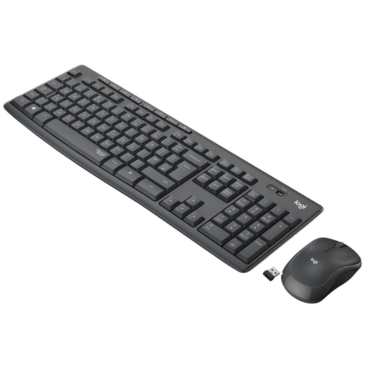 Teclado Logitech 920-009803 Grafite Qwerty espanhol AZERTY