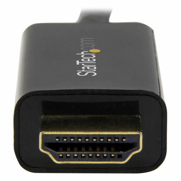 Cabo DisplayPort a HDMI Startech DP2HDMM2MB           (2 m) Preto