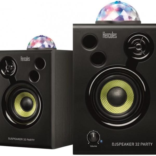 Colunas Monitor Amplificadas Estúdio 30W (DJ SPEAKER 32 PARTY) - HERCULES