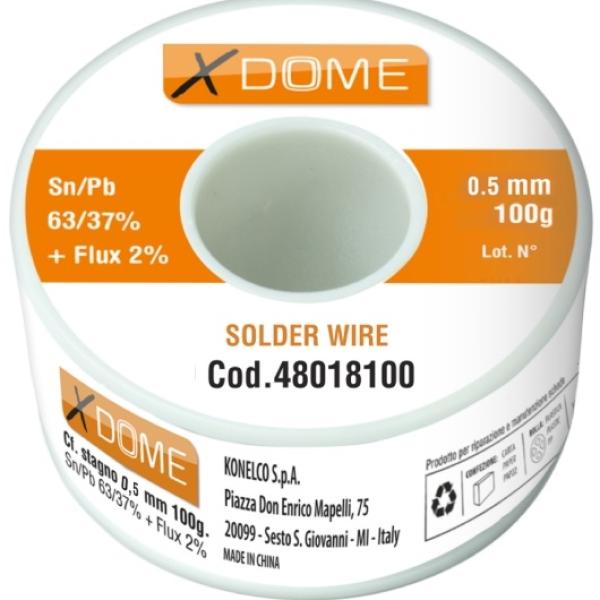Rolo de Solda 60/40 0,5mm (100g) - XDOME