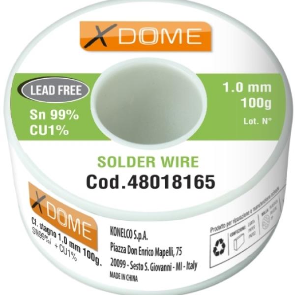 Rolo de Solda SN99/CU1 1mm (100g) - XDOME