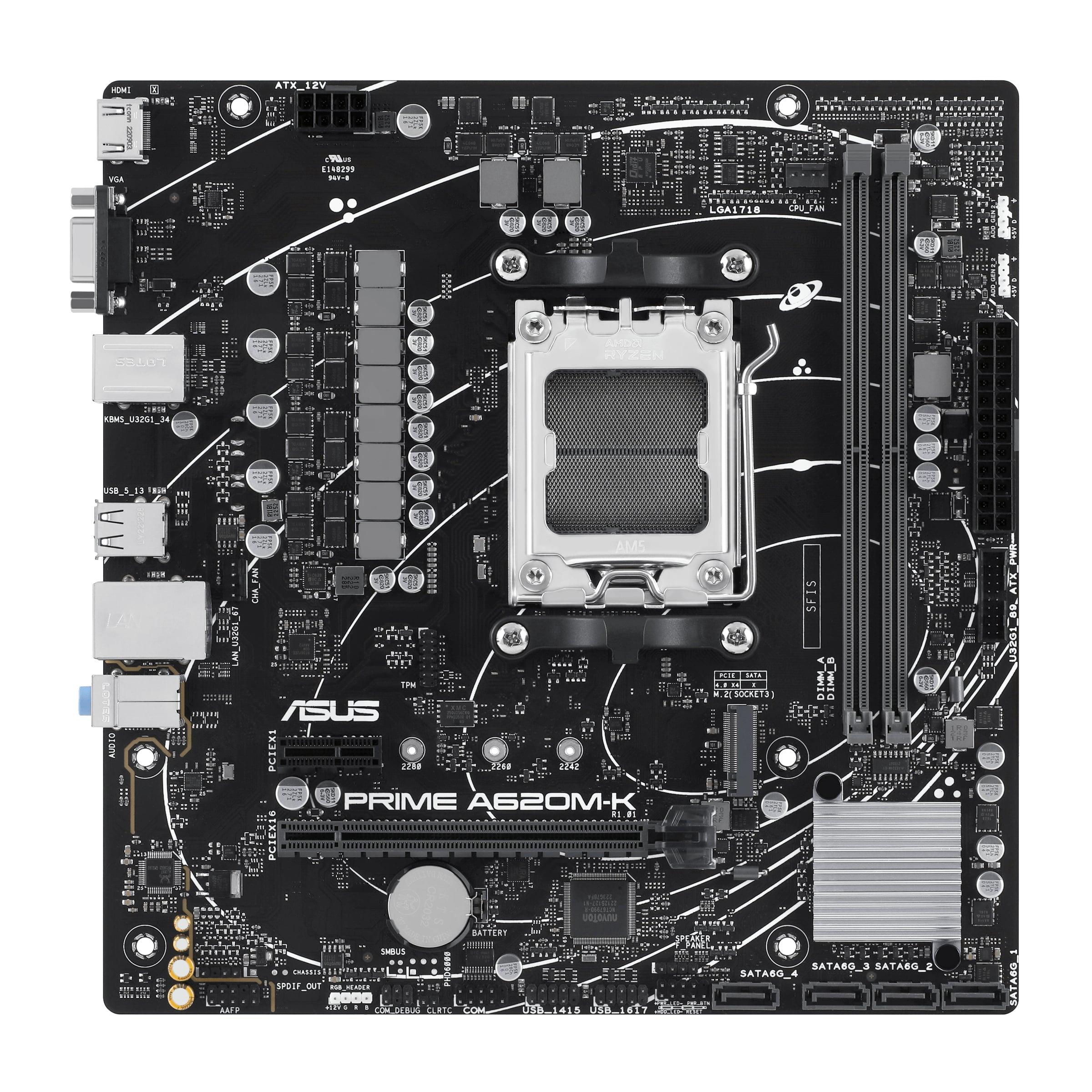 Motherboard Asus Prime A620M - K Socket AM5 DDR5 — Recondicionada
