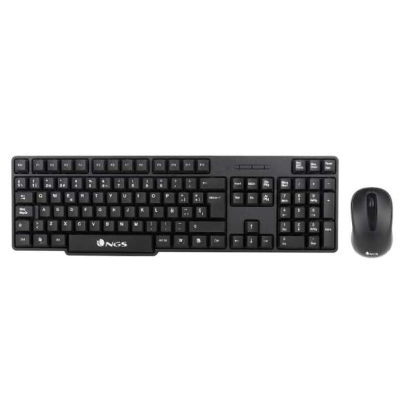 Teclado + Rato Wireless NGS Euphoria Preto