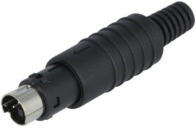 Ficha Mini DIN 3 Pinos Macho