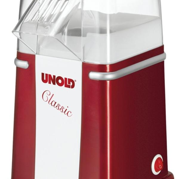 Máquina de Fazer Pipocas Classic 900W (Vermelho/Prateado/Branco) - UNOLD