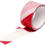 Fita de Barramento/Alerta/Perigo (Vermelho/Branco) 48mm 25 mts - KINZO