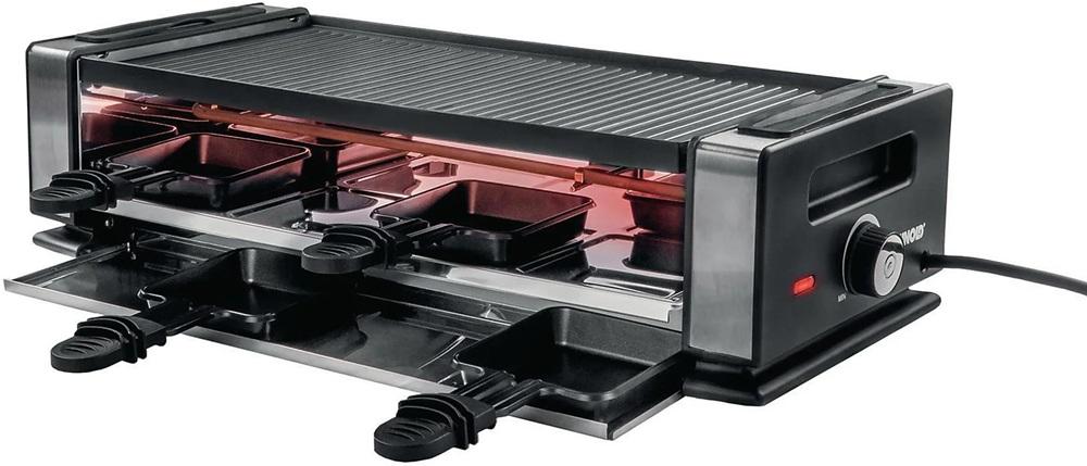Grelhador Raclette Finesse Basic 1200W (Preto/Inox) - UNOLD