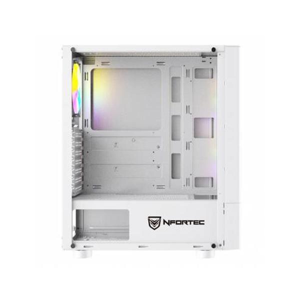 Caixa Semitorre ATX Nfortec NF-CS-CAELUM-WHITE Branco