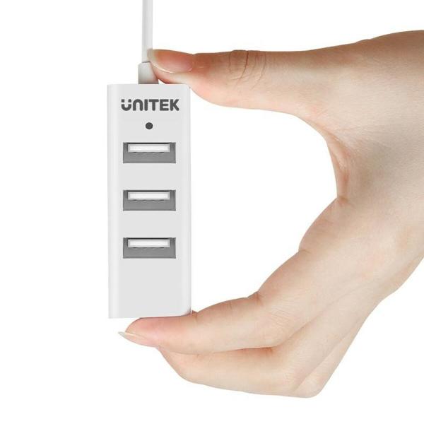 Hub USB 3 Portas Unitek Y-2146 Branco