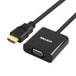 Adaptador HDMI para VGA com Áudio Unitek Y-6333 Preto