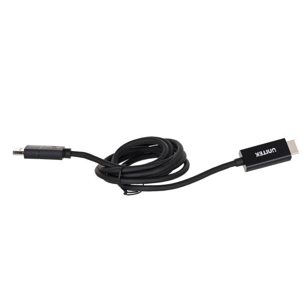 Cabo DisplayPort a HDMI Unitek V1608A Preto 1,8 m