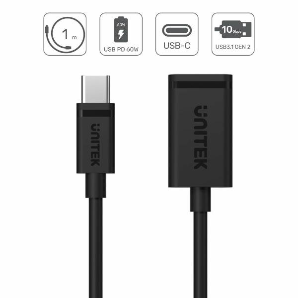 Cabo USB-C para USB Unitek C476BK-1M 1 m