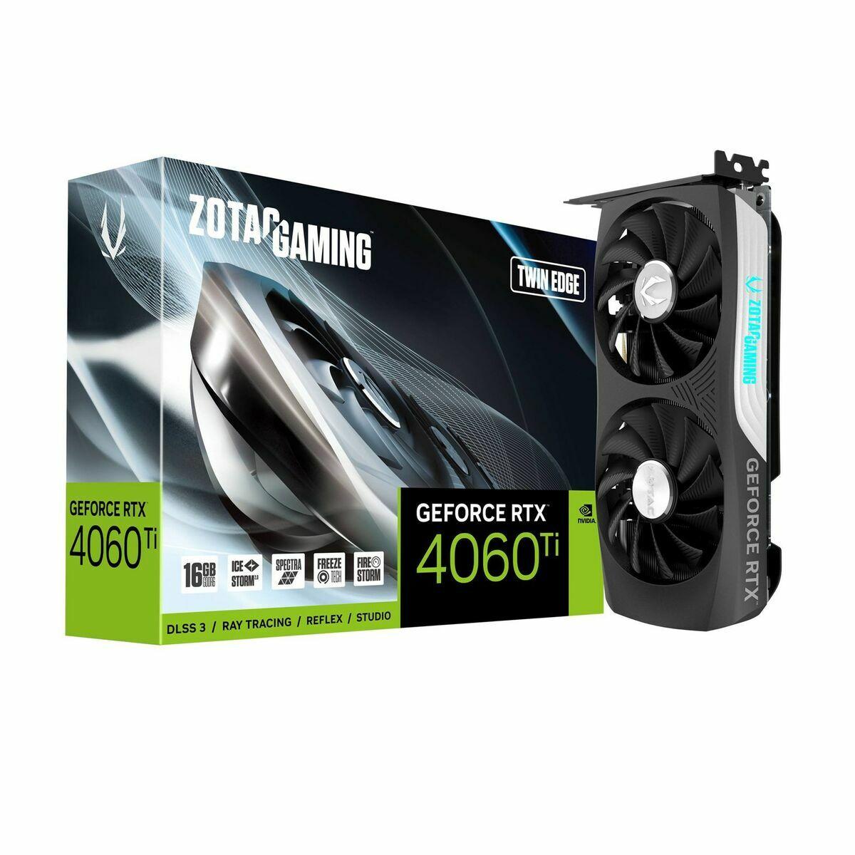 Placa Gráfica Zotac ZT-D40620E-10M Geforce RTX 4060 Ti 16 GB GDDR6