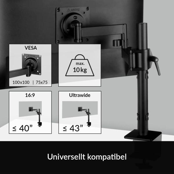 Suporte de Mesa para Ecrã Arctic AEMNT00061A 43" 40"