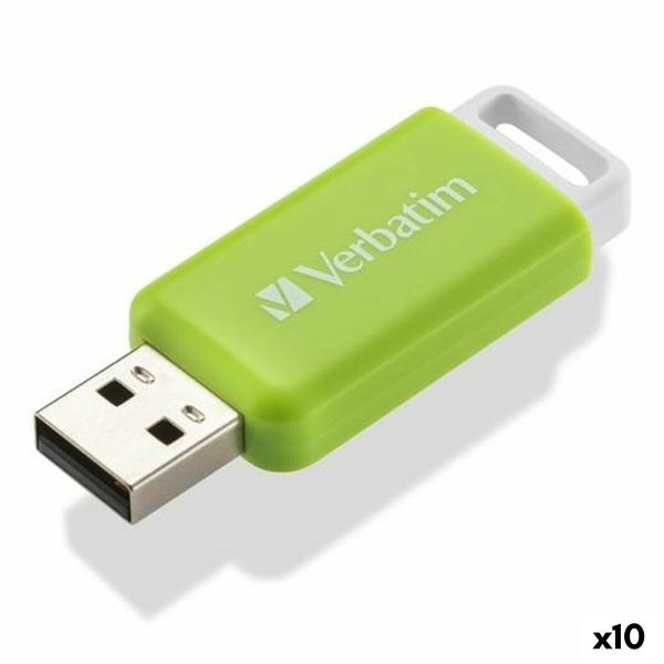 Memória USB Verbatim V DATABAR Preto 32 GB (10 Unidades)