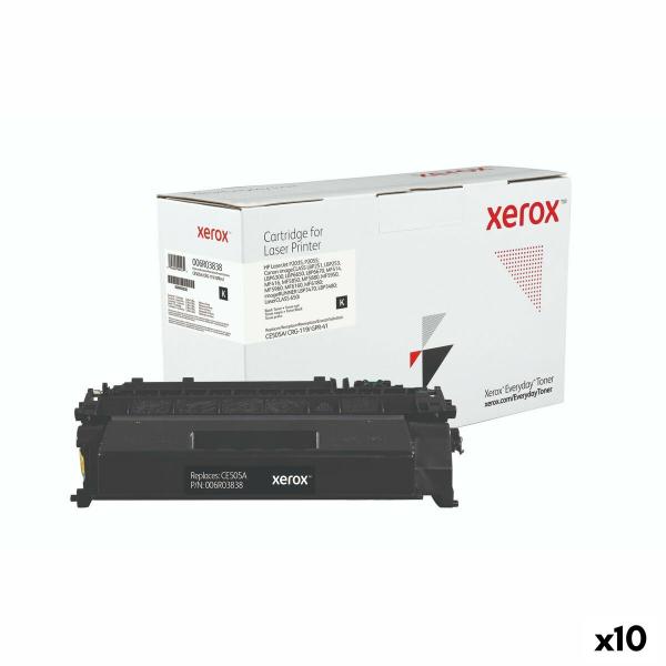 Tóner Xerox CE505A Preto (10 Unidades)