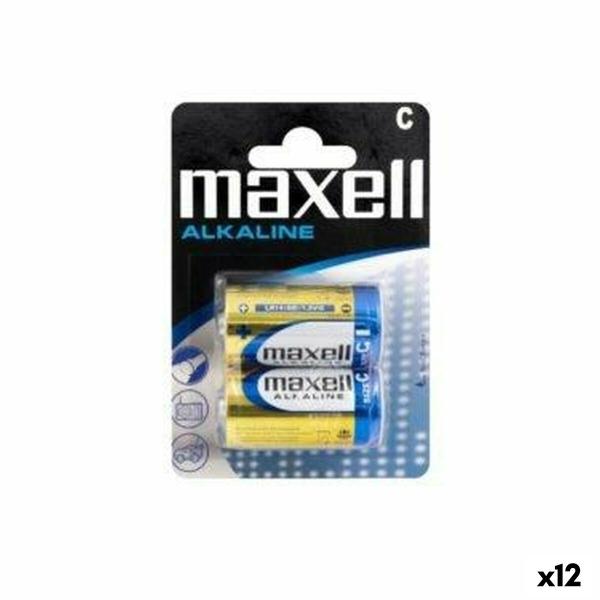 Pilhas Alcalinas Maxell LR14 (12 Unidades)