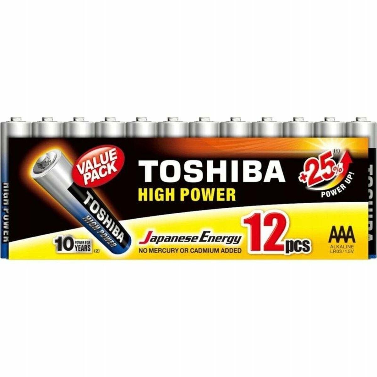 Pilhas Toshiba High Power LR03 1,5 V AAA