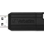 Pen Drive PinStripe USB2.0 32GB (Preto) - VERBATIM