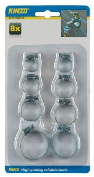 Pack 8x Abraçadeira p/ Mangueiras - KINZO