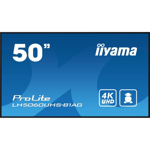 Monitor Videowall Iiyama LH5060UHS-B1AG 4K Ultra HD 50"