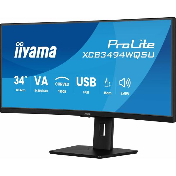 Monitor Iiyama XCB3494WQSU-B1 34" UltraWide Quad HD