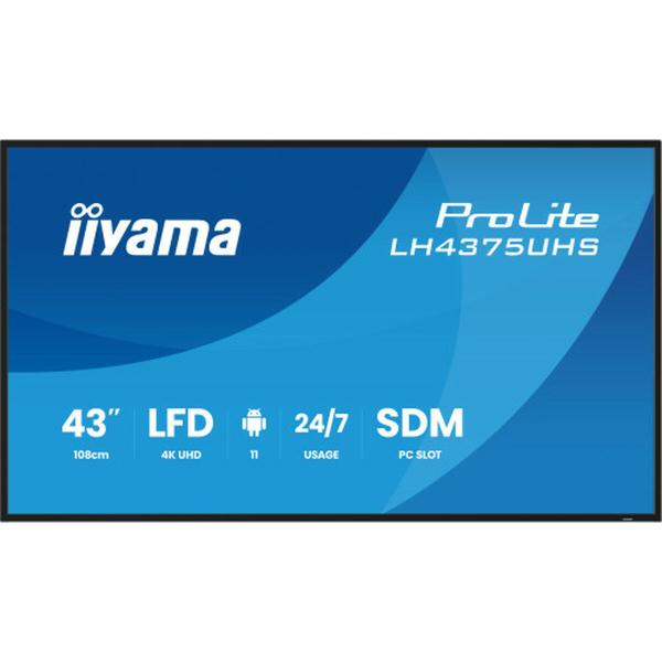 Monitor Iiyama LH4375UHS-B2AG 43" 4K Ultra HD LCD