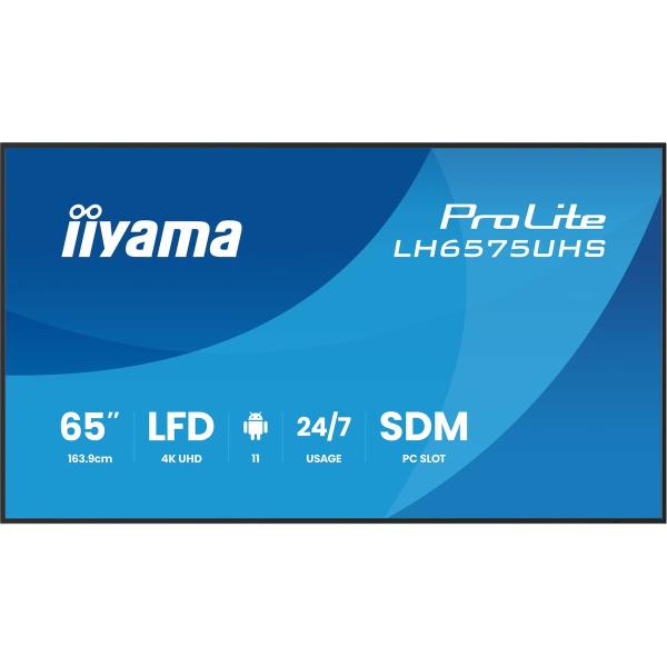 Monitor Iiyama LH6575UHS-B2AG 65" 4K Ultra HD