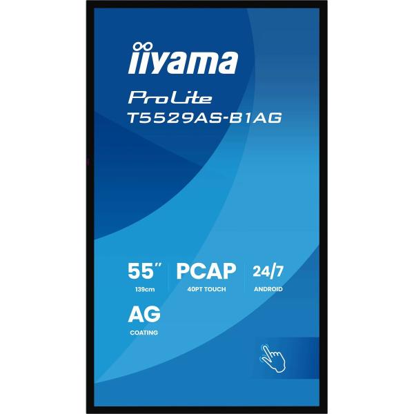 Monitor Videowall Iiyama T5529AS-B1AG 4K Ultra HD 55"